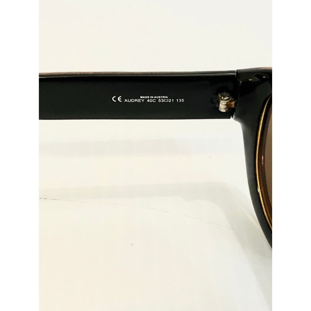 Vintage Christian Dior Audrey 40C Sunglasses Optyl Orange Gold 53 21 135 Austria - Picture 7 of 9